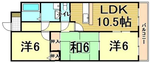 デイグランシエル【5階】の間取り