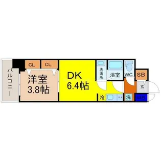 プレサンス今池駅前フェルディノ【14階】の間取り