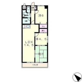 ファミールDAN【5階】の間取り