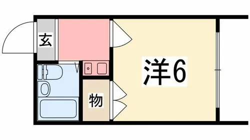 メゾン・ド・KY西飾磨【1階】の間取り