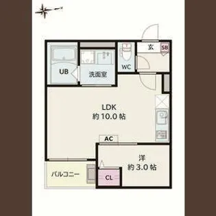 Jack korakuⅡ【1階】の間取り