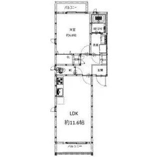 OHANA ALO御器所【2階】の間取り