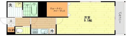 Kaunis都島【5階】の間取り