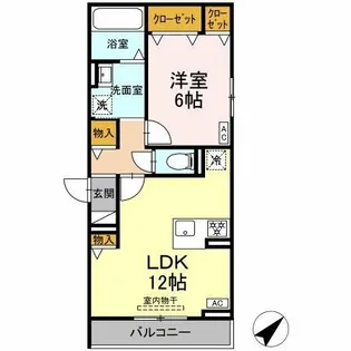 D-avanceつつじが丘 Ⅱ【3階】の間取り