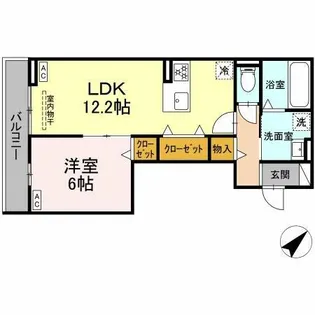 D-avanceつつじが丘 Ⅱ【3階】の間取り
