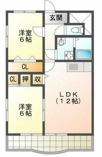 サニーパーク高師【2階】の間取り