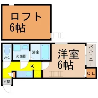カーサルチア千種A【1階】の間取り