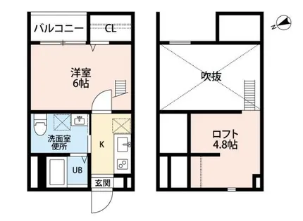 CrystalPalace(クリスタルパレス)【1階】の間取り