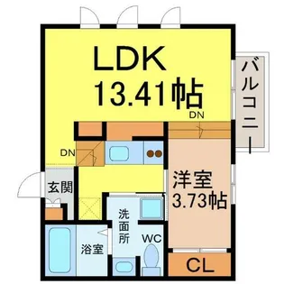 Gradito(グラディート)【2階】の間取り