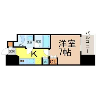 シエルブルー栄【5階】の間取り