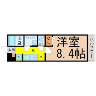 シャトーボナールIII【2階】の間取り