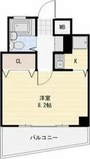 ナビシティ大須II【9階】の間取り