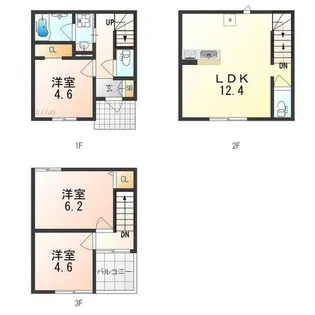 レジデンス・ボヌール【1階】の間取り