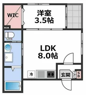 ハーモニーテラス今林【1階】の間取り