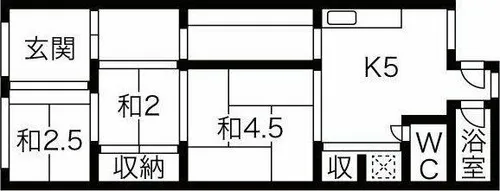 大阪府大阪市生野区勝山南2丁目【一戸建】の間取り