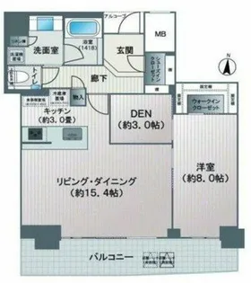 2LDKの間取り画像