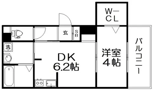 A-NEXT星ヶ丘【301号室】の間取り