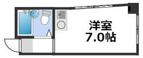シュライン玉造【6階】の間取り