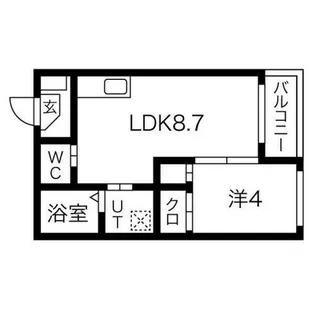 コンフォート【1階】の間取り