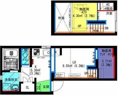 AIOI Link(アイオイリンク)【1階】の間取り
