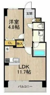 海老江サンライズ【2階】の間取り