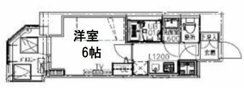 S-RESIDENCE都島Lux【8階】の間取り
