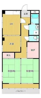 江本グリーンハイツ【303号室】の間取り