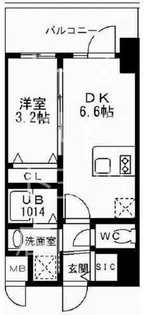 SOFIA住吉大社【6階】の間取り