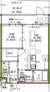 LEI洛東【3階】の間取り