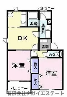 グランシャリオ【204号室】の間取り