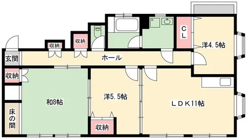 土山第三ビル【201号室】の間取り