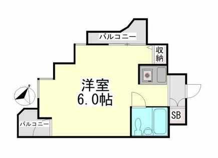 サムティ灘駅前【3階】の間取り