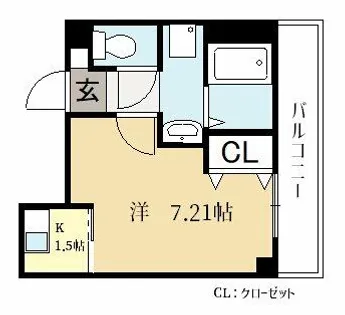 三洋シティ2号館【2階】の間取り