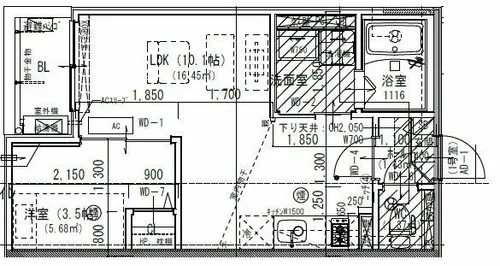 Jack todanishiⅠ【3階】の間取り
