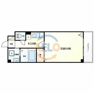 ブルーコート【1階】の間取り