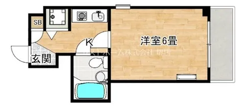 シャルマンフジ香ヶ丘【101号室】の間取り