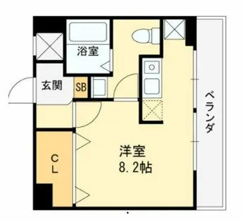 プール・トゥジュール梅田ウエストⅡ【6階】の間取り