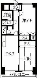 プリムローズ A【3階】の間取り