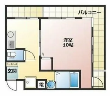 センユー四ツ橋【10階】の間取り