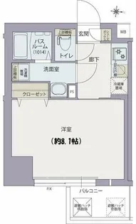 プランドール福島レジデンス【10階】の間取り