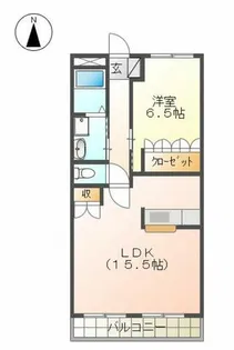 プロムナード【102号室】の間取り