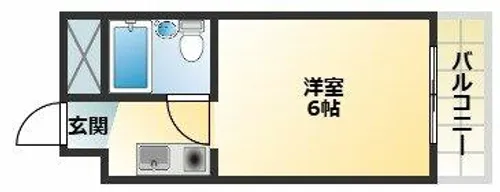 杭全ダイヤモンドライフ【5階】の間取り