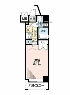 サヴォイステーション【4階】の間取り