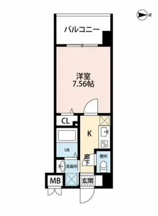 サヴォイ ラ・シャンス【8階】の間取り