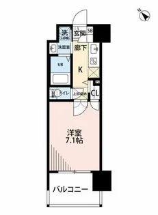 サヴォイザ・パームストリート【12階】の間取り