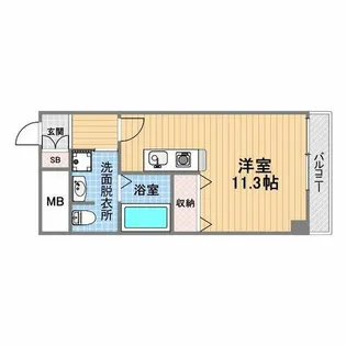 ディアコート西宮北口【2階】の間取り