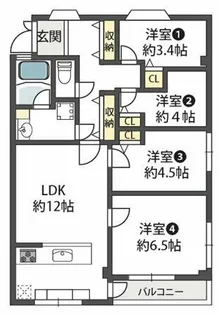 サイレンスハイム【3階】の間取り