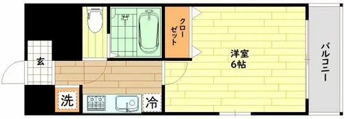 リップルルネ放出【2階】の間取り