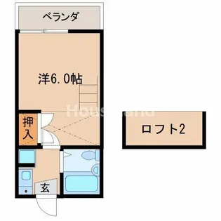 ライズ中之島【2階】の間取り