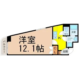 シティ・パーク矢場【4階】の間取り